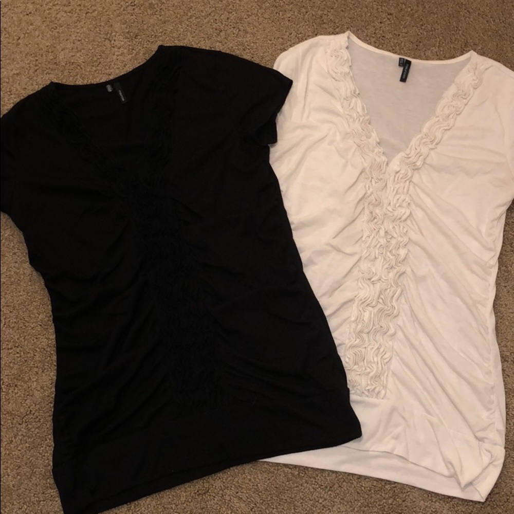 Maurices Ruffle Detail Blouses